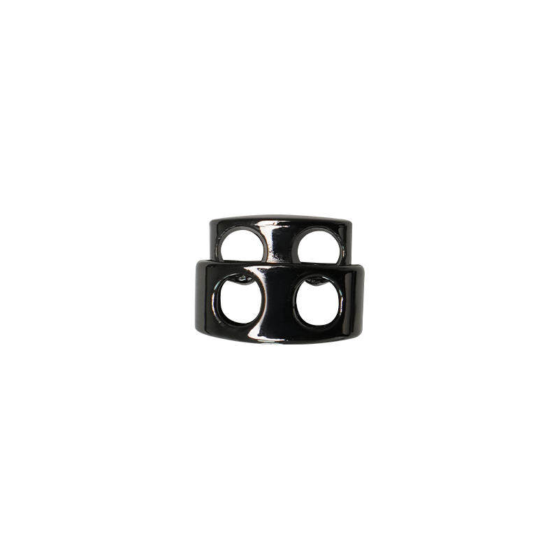 FY-MS1613 Gloss black nickel cord buckle